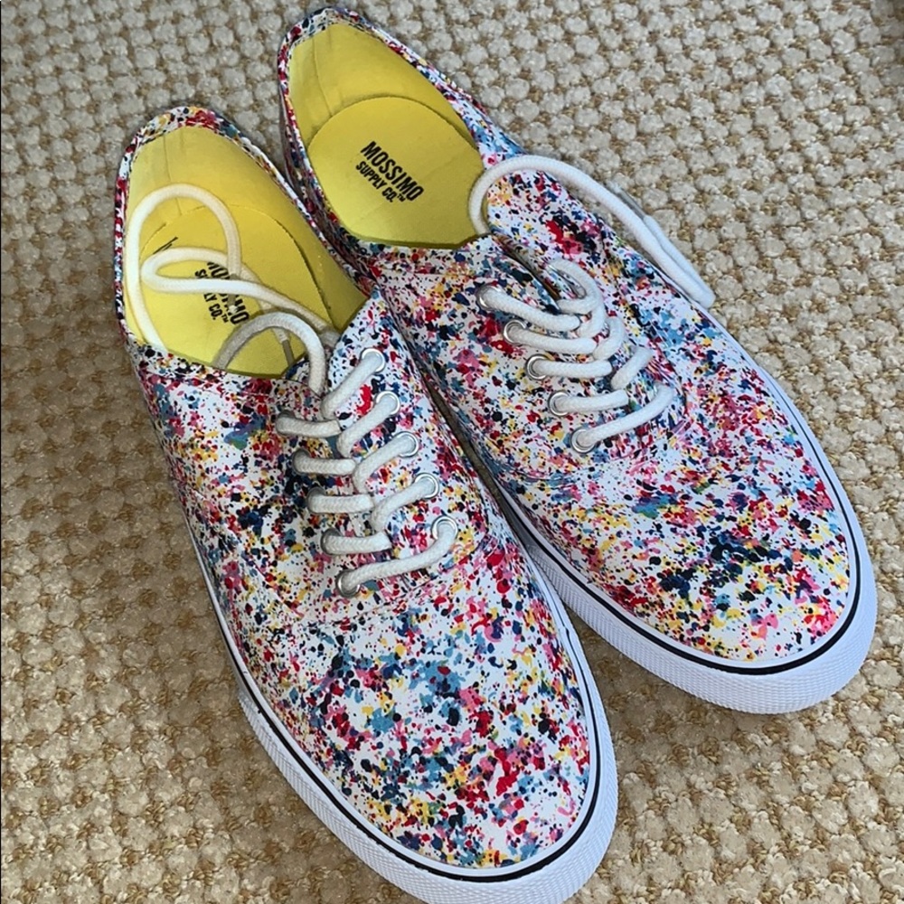 Paint Splatter Tennis Shoes